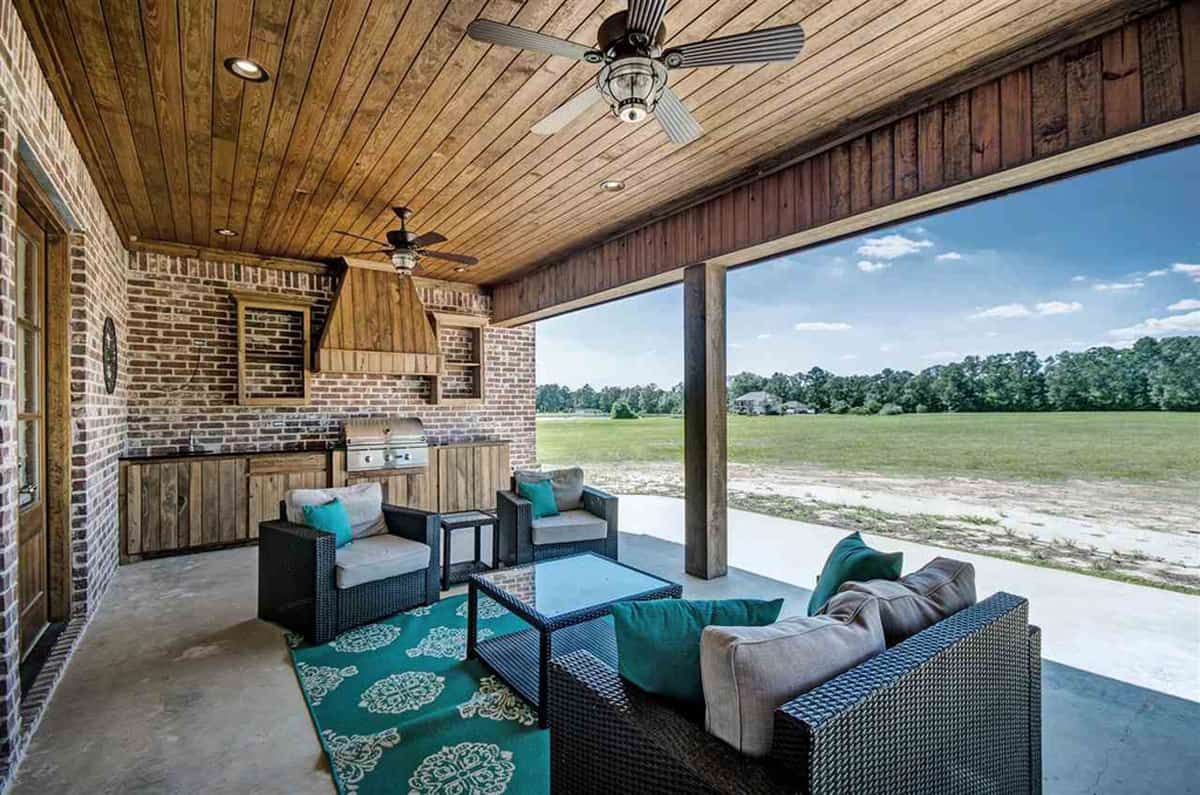 Porch of this 4-Bedroom,3410 Sq Ft Plan -3410