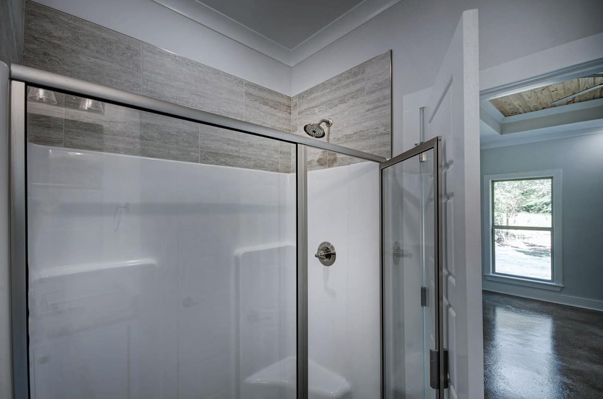 Master Bathroom: Shower of this 3-Bedroom,1581 Sq Ft Plan -1581