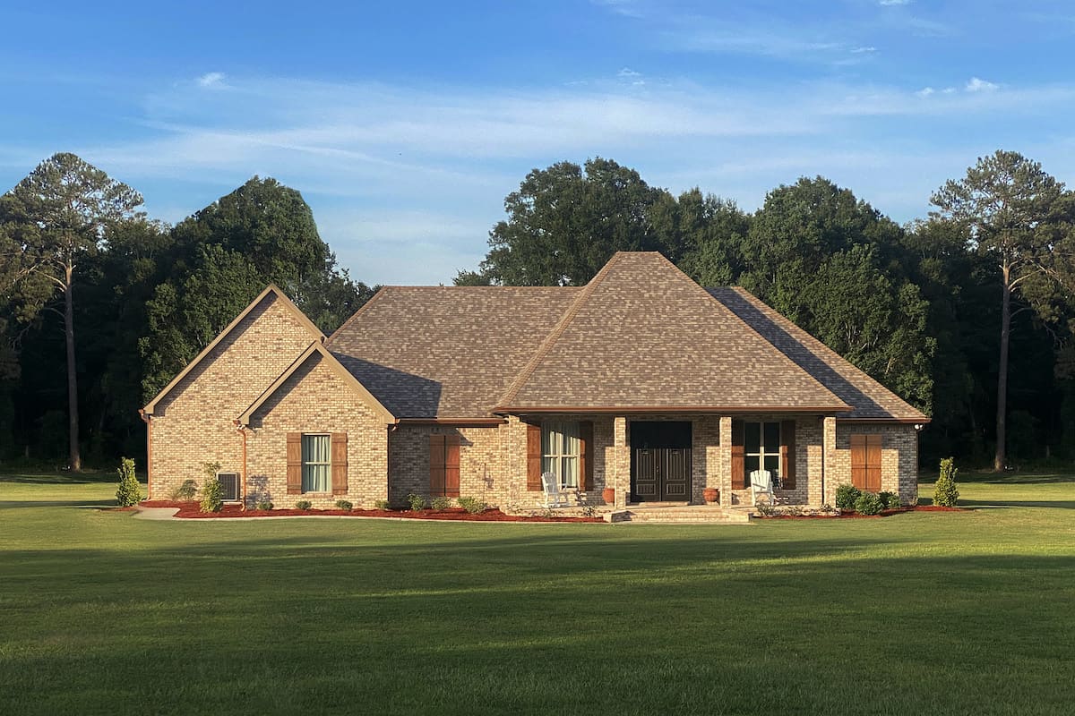 French style Ranch home (ThePlanCollection: Plan #140-1108)