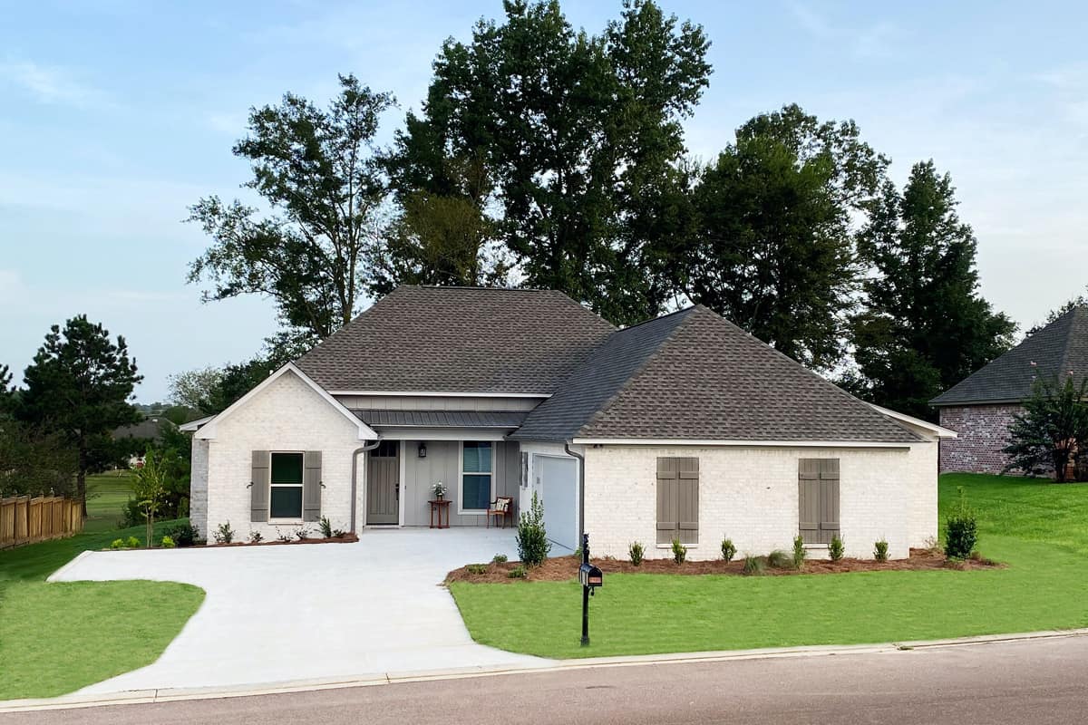French style home (ThePlanCollection: Plan #140-1110)