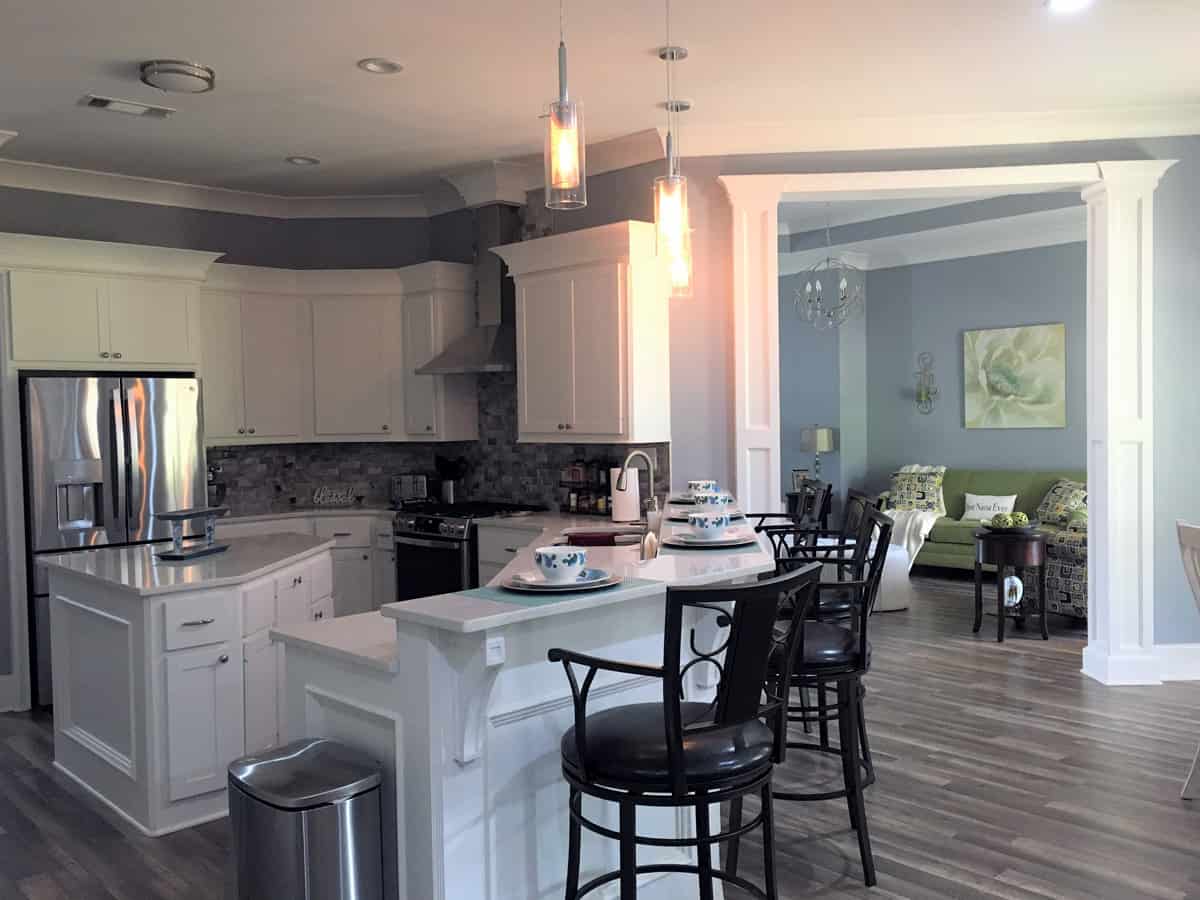 Kitchen: Breakfast Bar of this 3-Bedroom,3329 Sq Ft Plan -140-1124