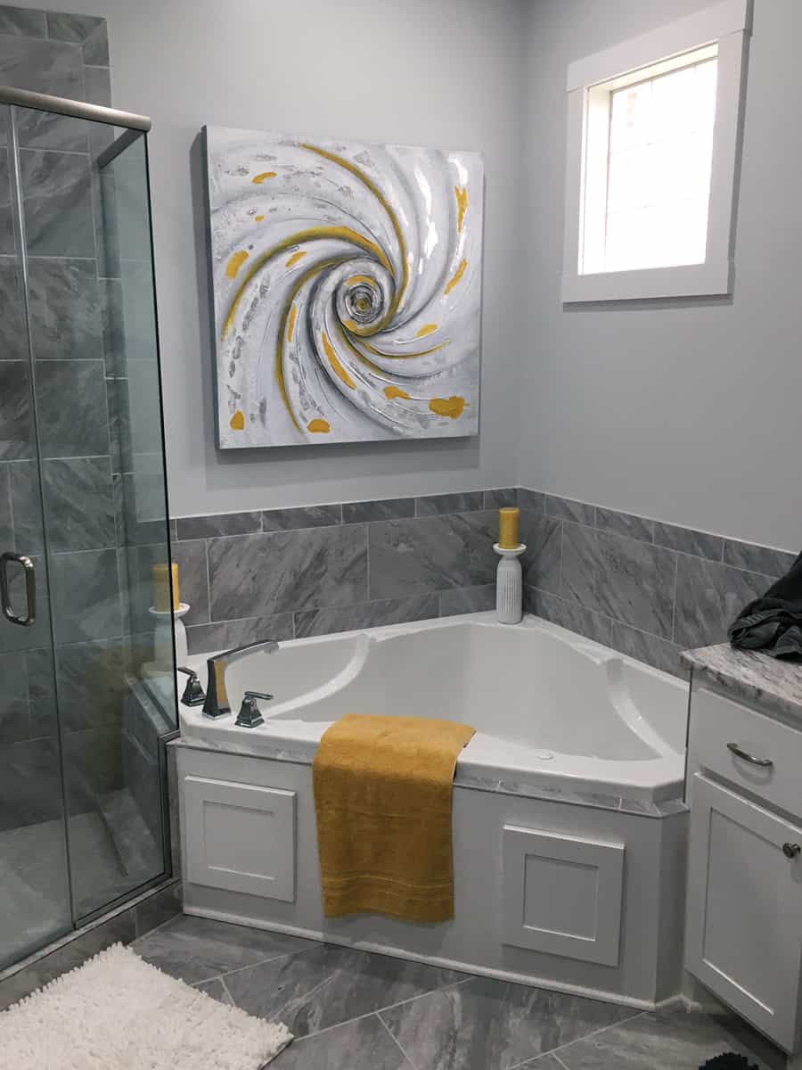 Master Bathroom: Tub of this 3-Bedroom,3329 Sq Ft Plan -140-1124