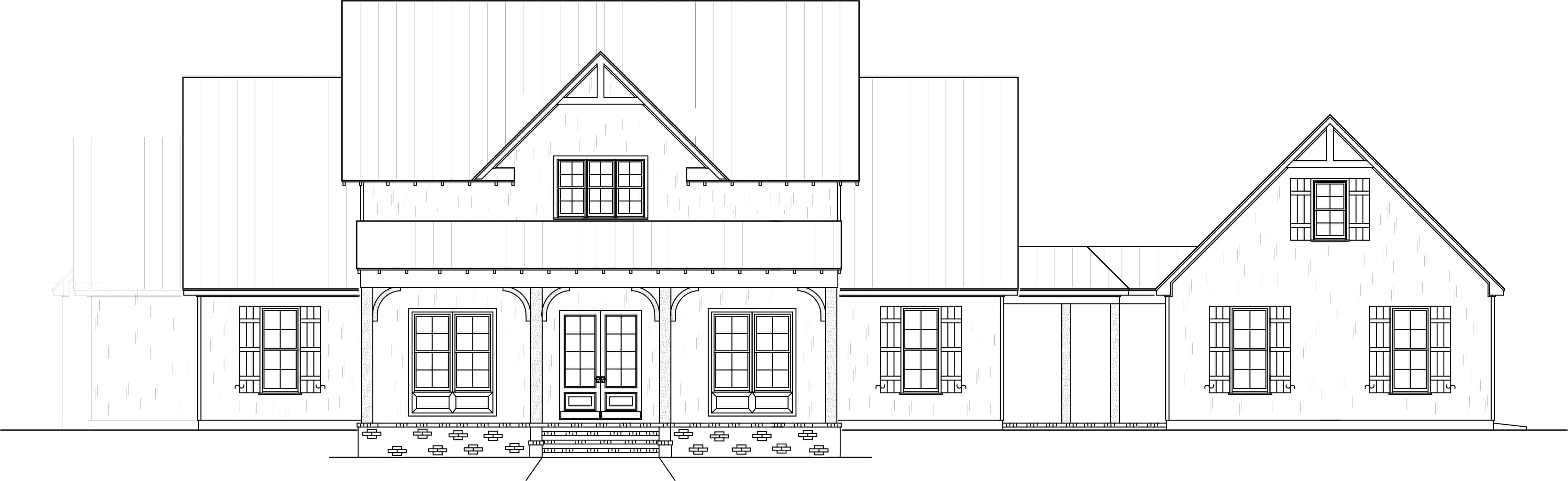 Home Plan Front Elevation of this 4-Bedroom,3626 Sq Ft Plan -140-1125