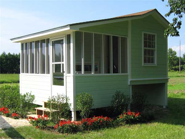 This is a Color Photo of these Shed Plans.