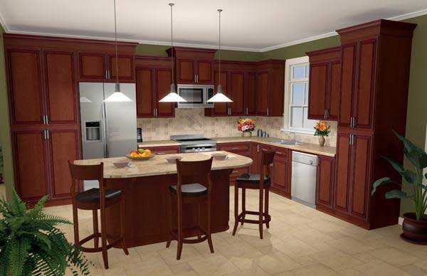 Kitchen of this 3-Bedroom,2000 Sq Ft Plan -2000