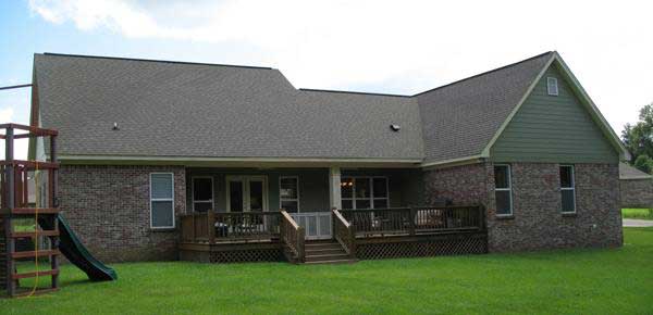 Rear View of this 4-Bedroom,2250 Sq Ft Plan -2250