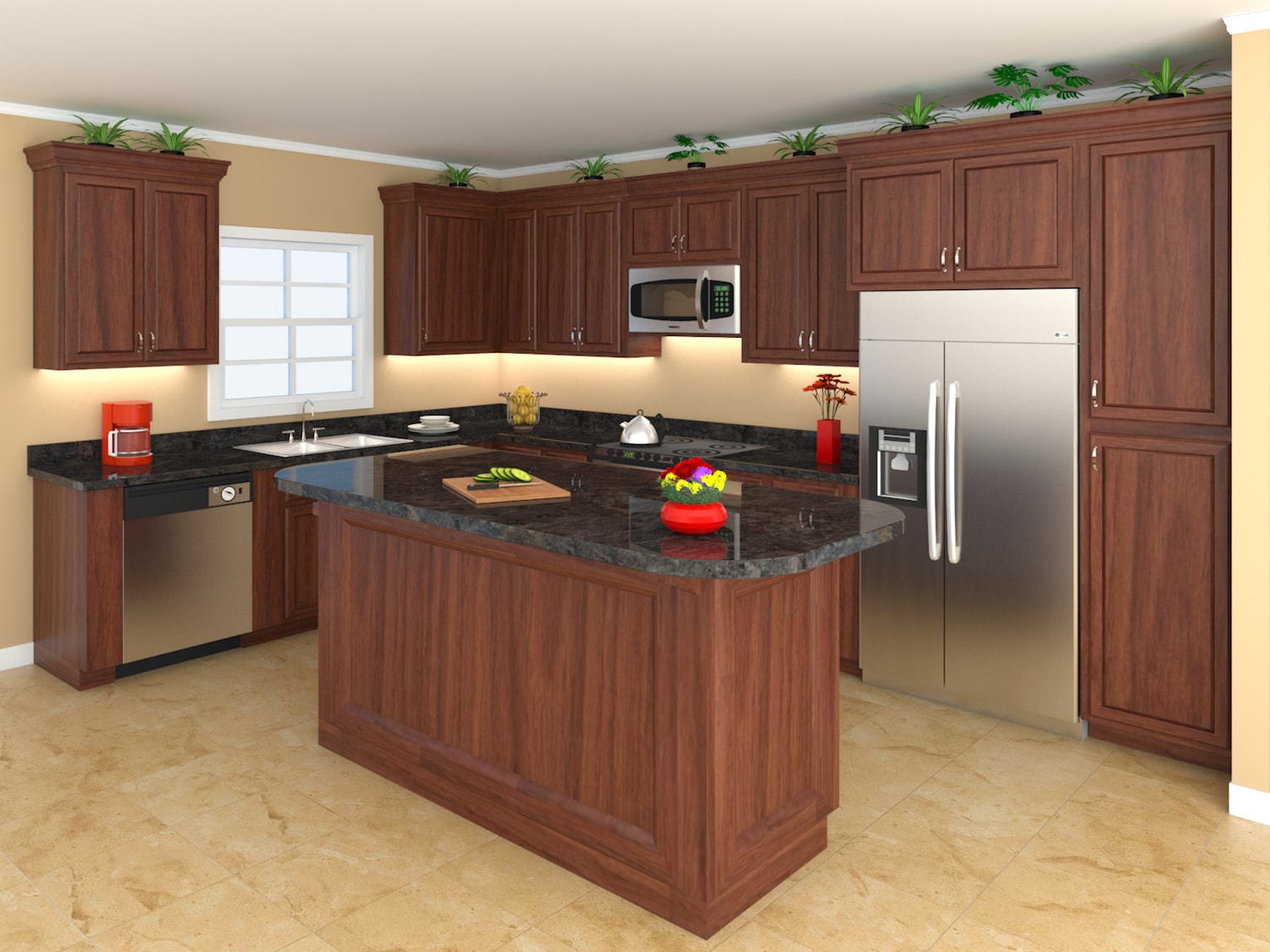 Kitchen of this 3-Bedroom, 1888 Sq Ft Plan - 141-1061