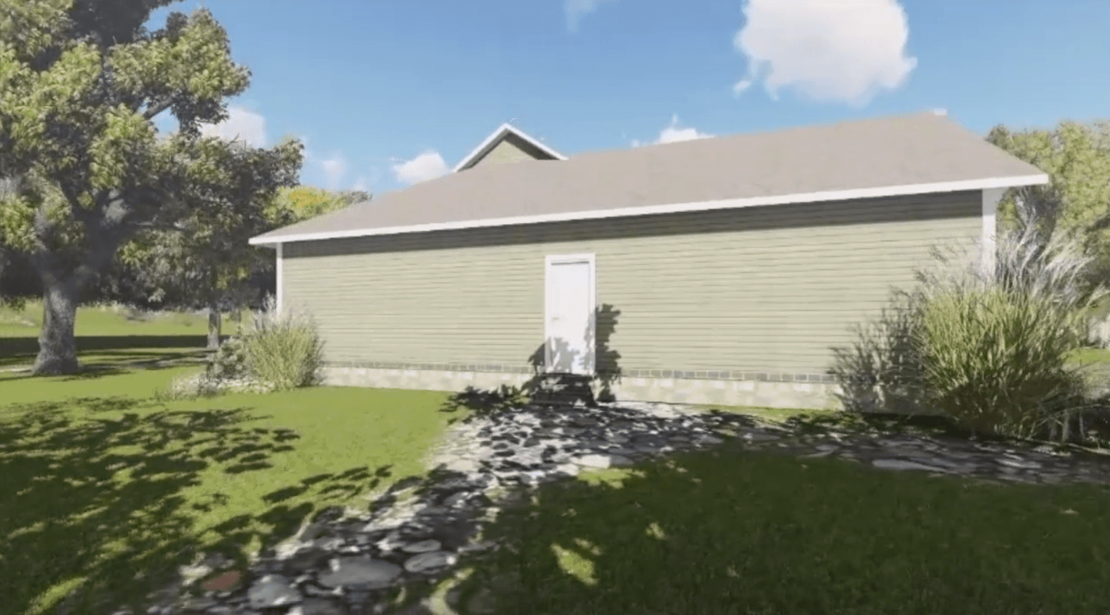Home Plan Left Elevation of this 3-Bedroom,1604 Sq Ft Plan -141-1081