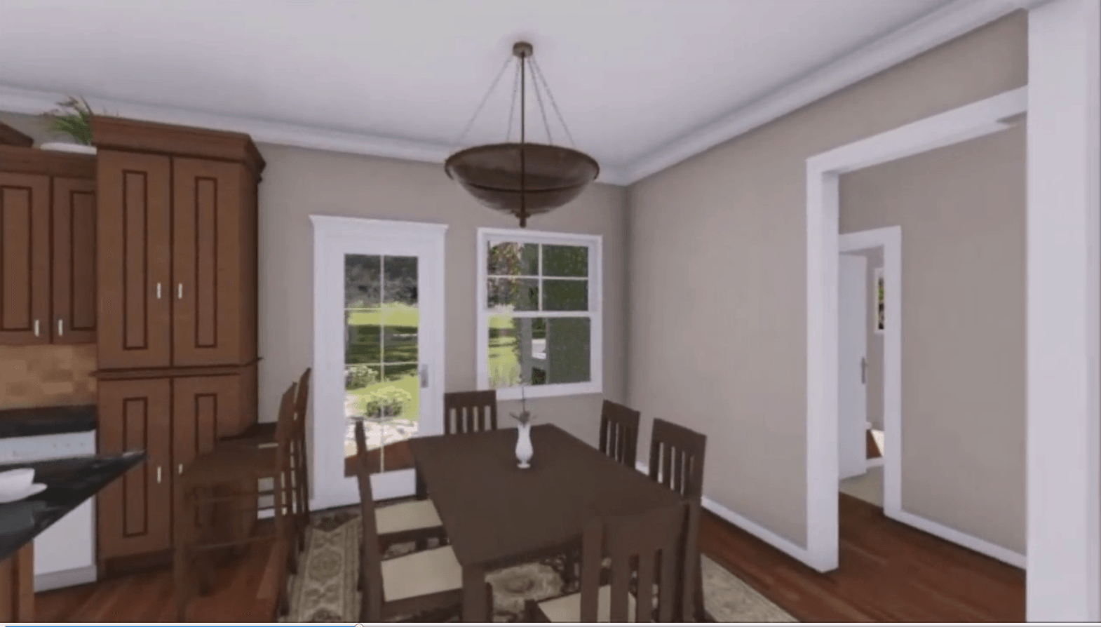 Dining Room of this 3-Bedroom, 1604 Sq Ft Plan - 141-1081