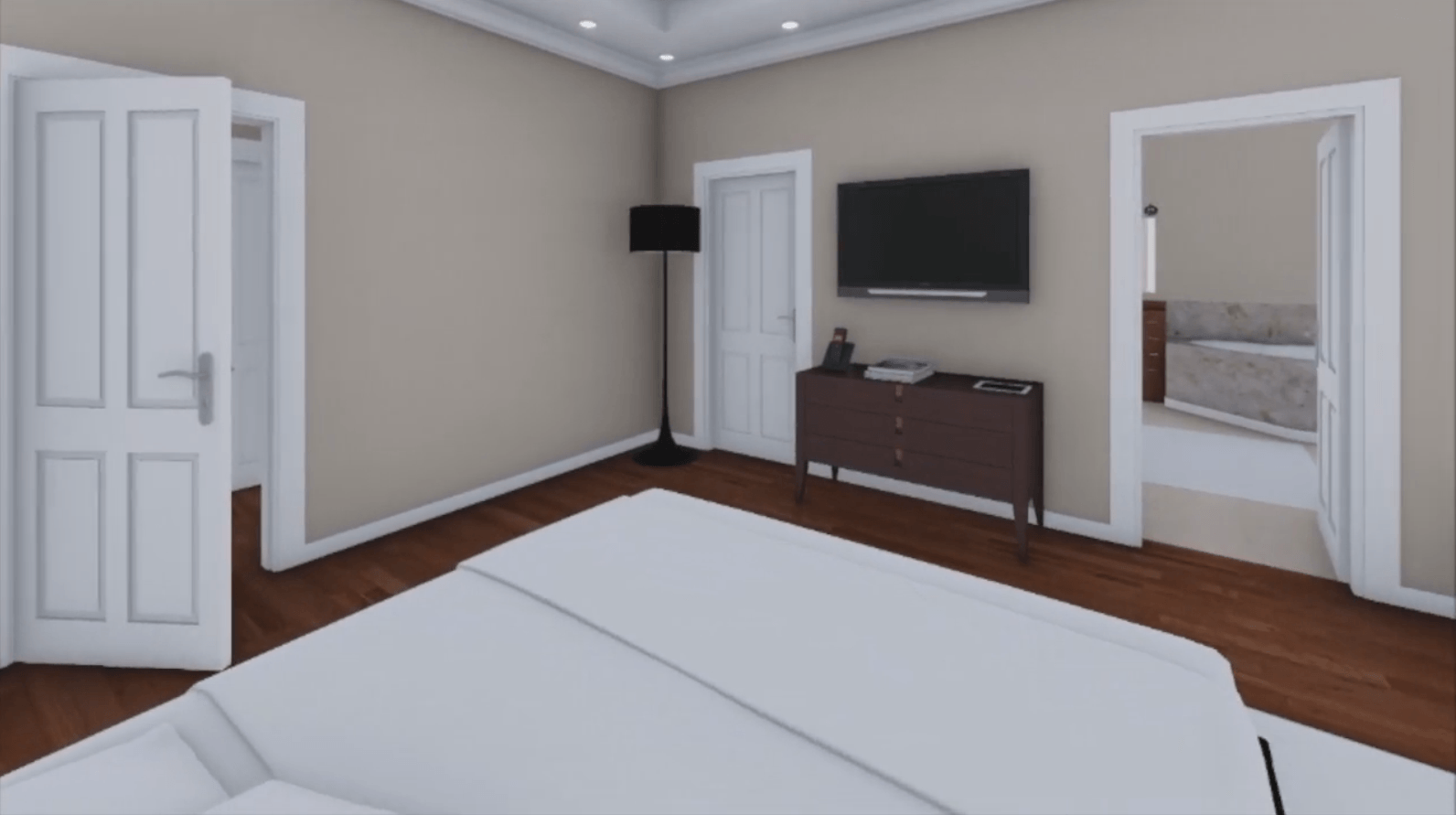 Master Bedroom of this 3-Bedroom, 1604 Sq Ft Plan - 141-1081