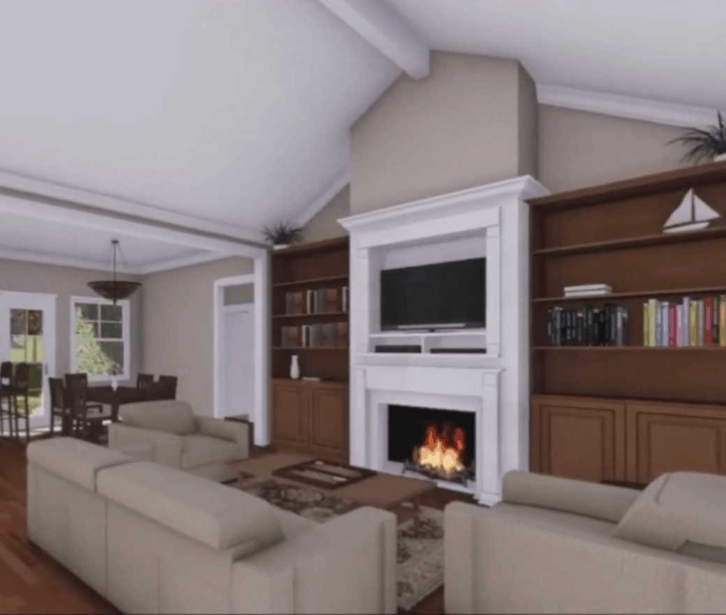 Great Room of this 3-Bedroom, 1604 Sq Ft Plan - 141-1081