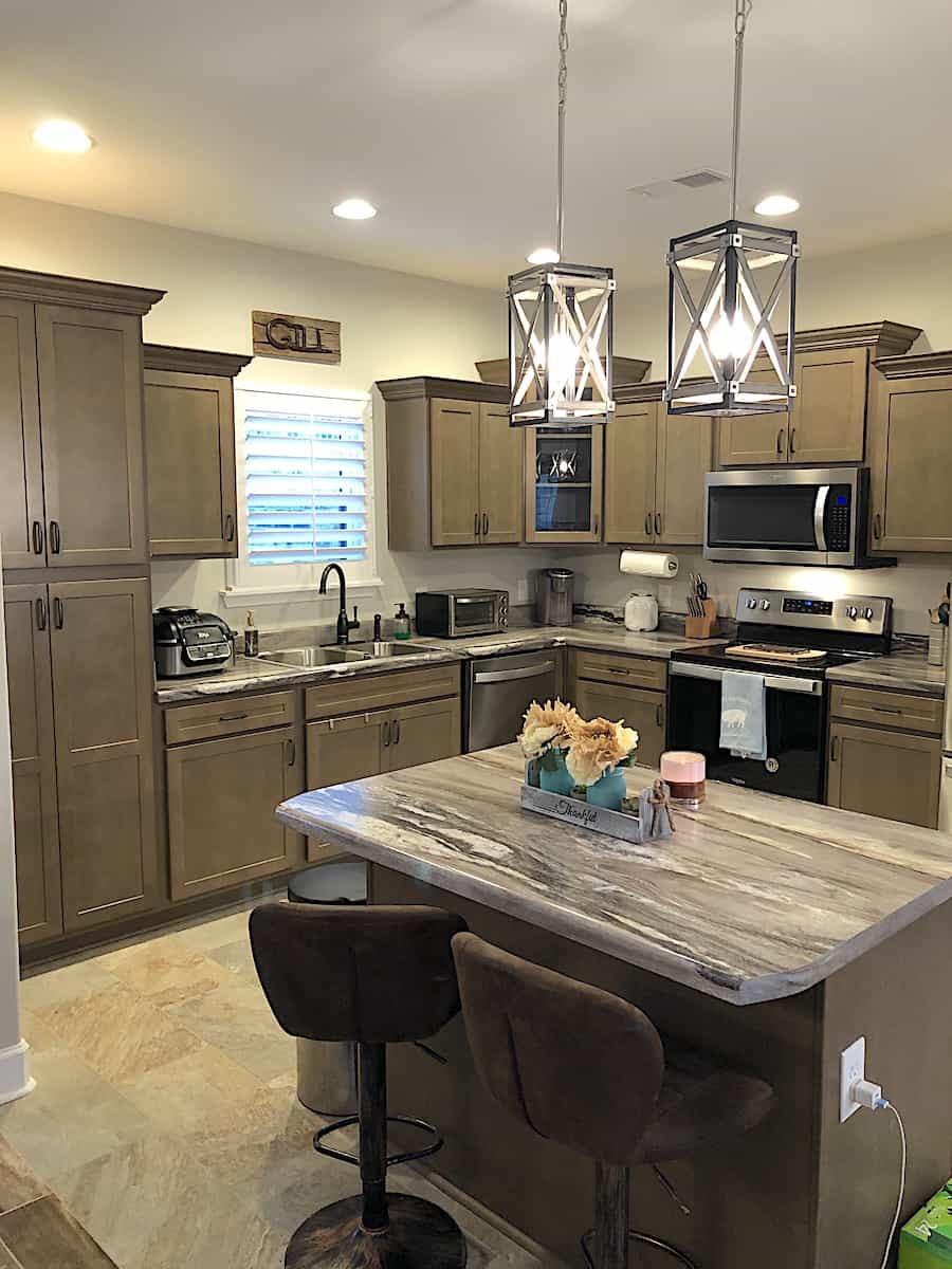 Kitchen: Kitchen Island of this 3-Bedroom,1619 Sq Ft Plan -141-1096