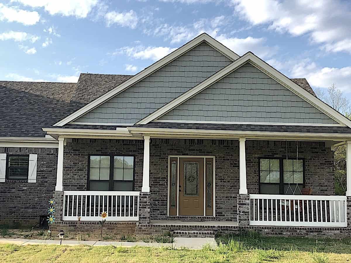 Front Door of this 3-Bedroom,1619 Sq Ft Plan -141-1096