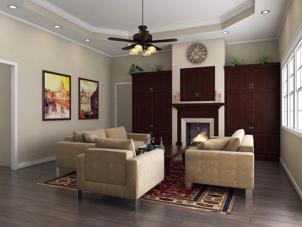 Great Room of this 4-Bedroom, 2200 Sq Ft Plan - 141-1148