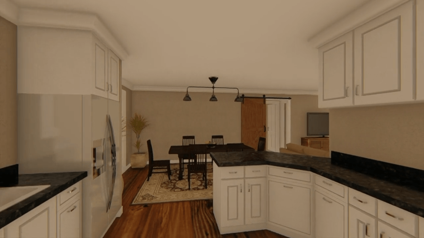 Dining Room of this 3-Bedroom, 1400 Sq Ft Plan - 141-1152