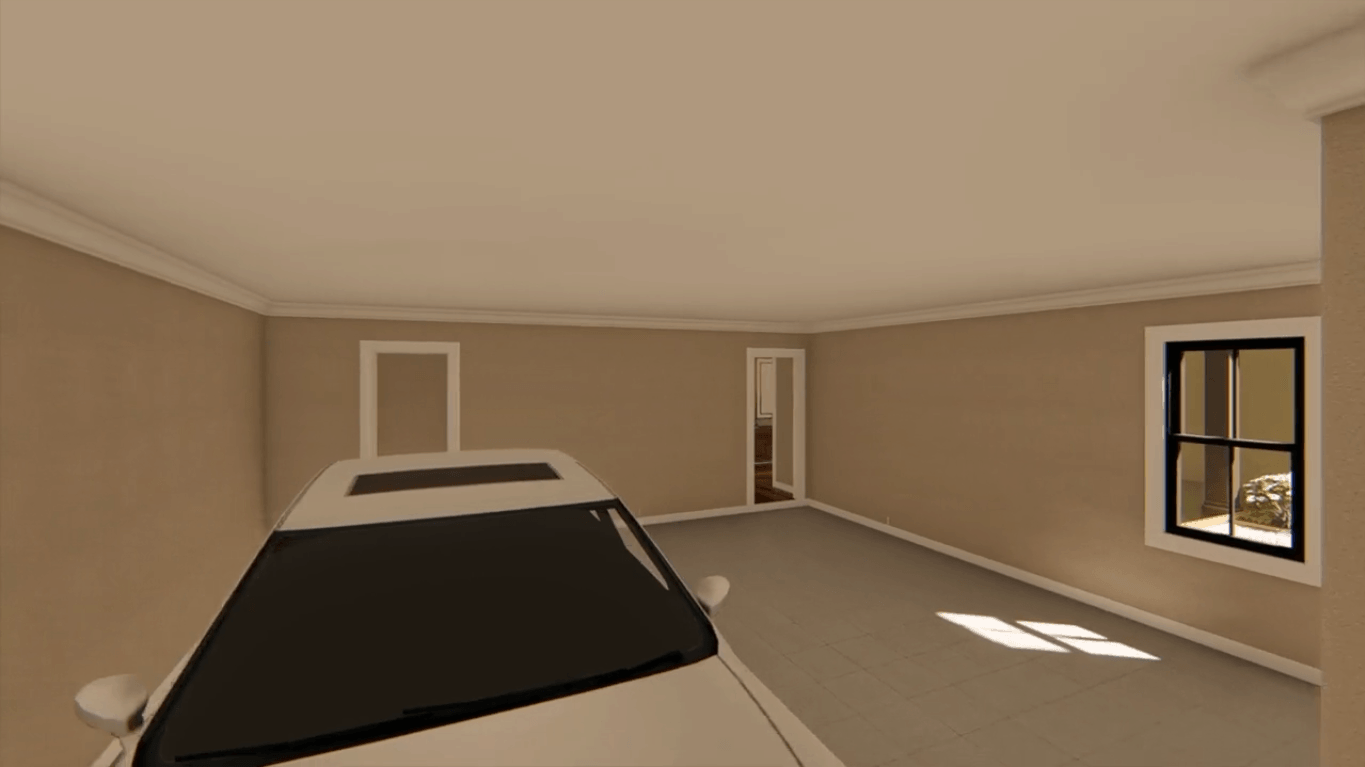 Garage of this 3-Bedroom, 1400 Sq Ft Plan - 141-1152