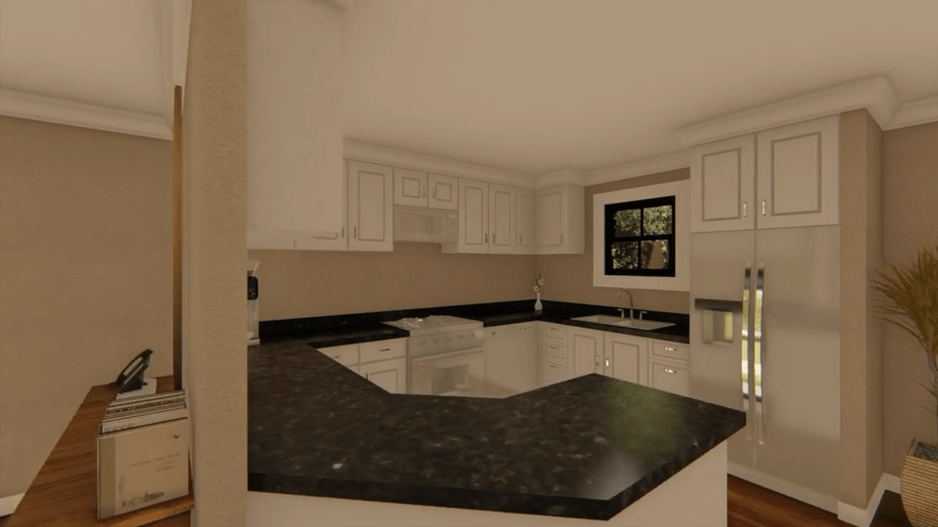 Kitchen of this 3-Bedroom, 1400 Sq Ft Plan - 141-1152