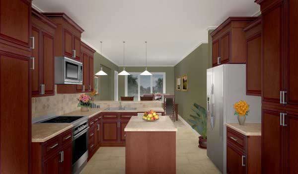 Kitchen of this 3-Bedroom, 1799 Sq Ft Plan - 141-1173