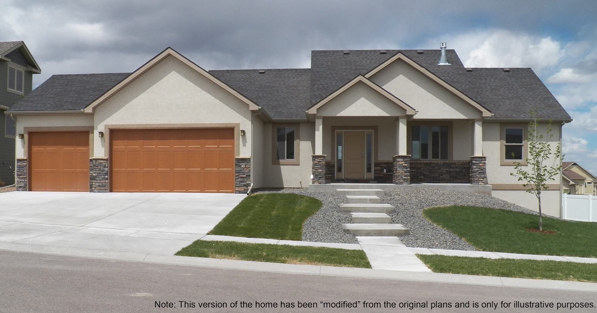 Front View of this 3-Bedroom,1509 Sq Ft Plan -1509