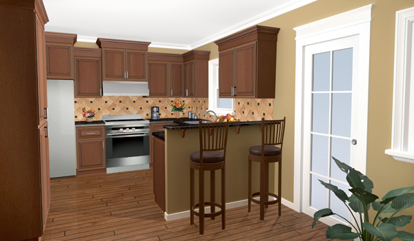 Kitchen of this 3-Bedroom, 1509 Sq Ft Plan - 141-1238