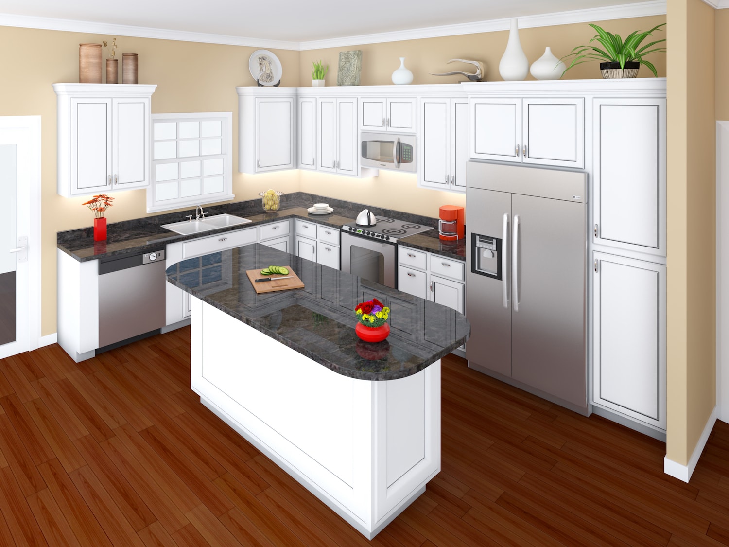 Kitchen of this 3-Bedroom, 1870 Sq Ft Plan - 141-1266