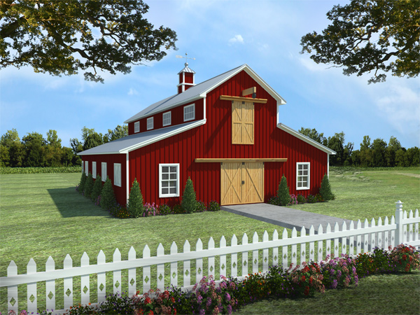 Front View of this 1-Bedroom, 3099 Sq Ft Plan - 141-1300