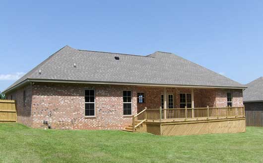 Rear View of this 3-Bedroom,1750 Sq Ft Plan -1750