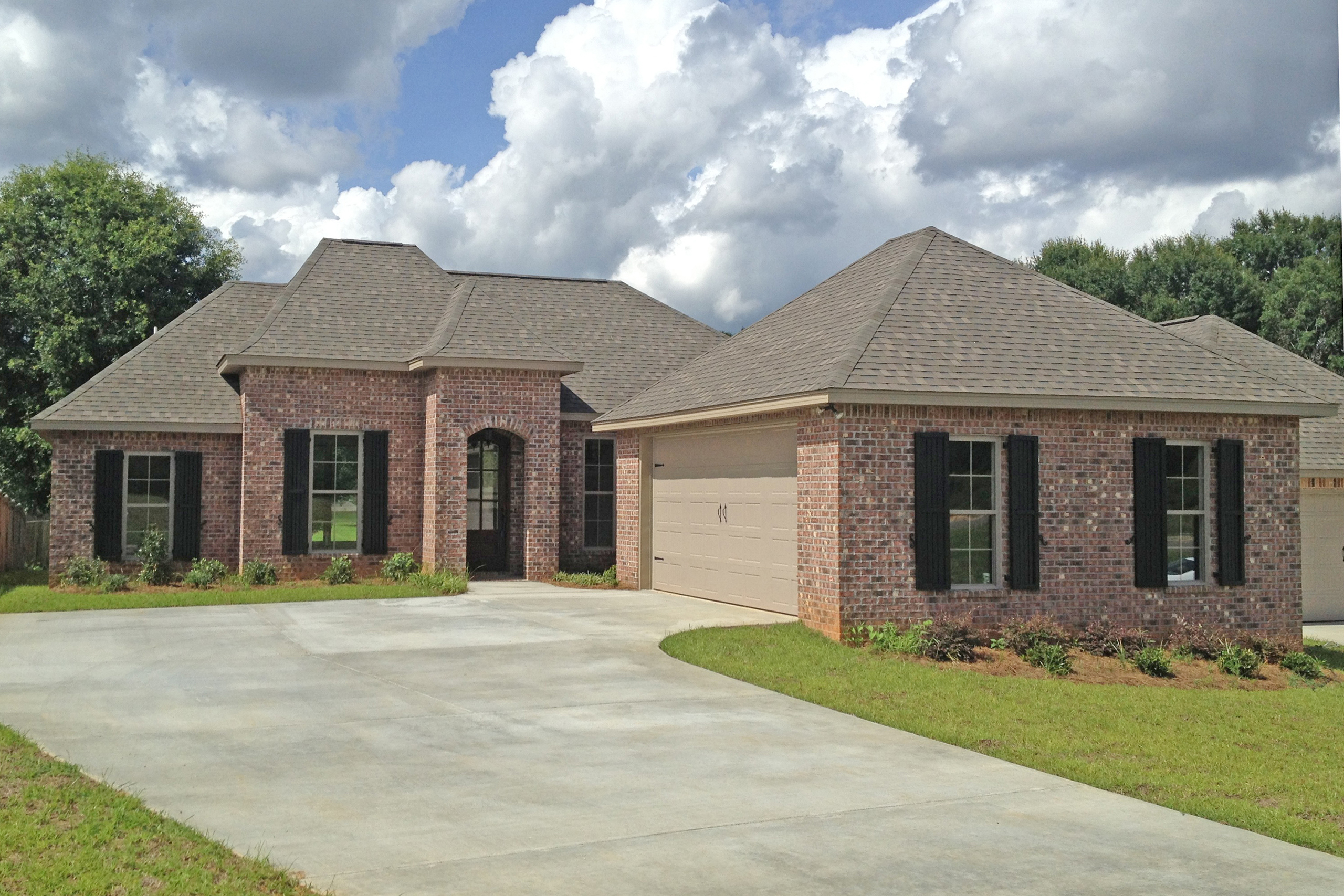 Front Elevation Photo of this European House (#142-1068) at The Plan Collection.