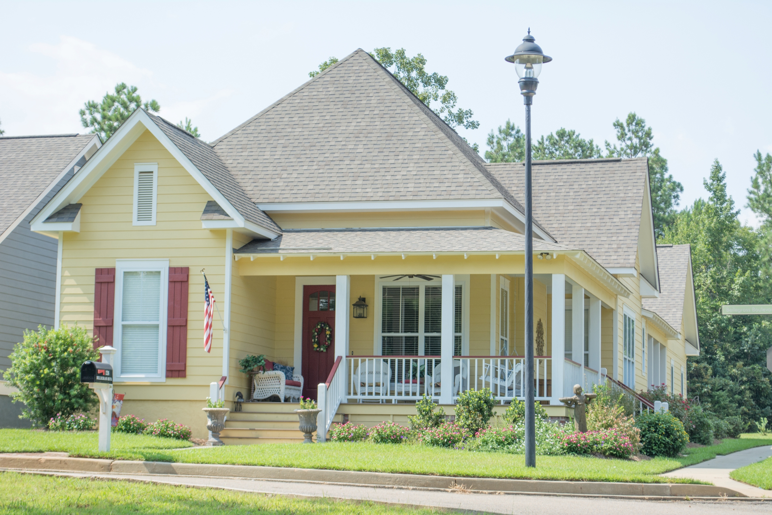 Front Elevation Photo of this Cottage House (#142-1080) at The Plan Collection.