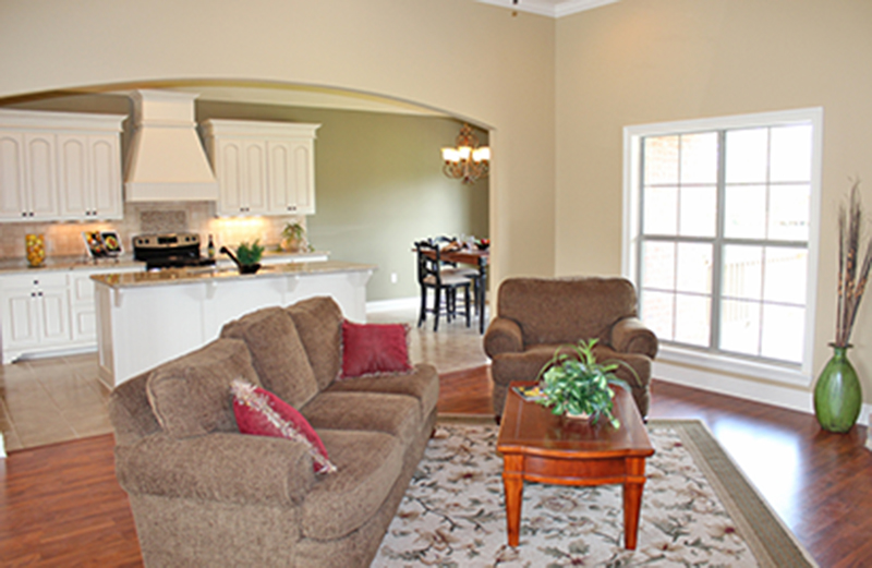 Living Room of this 3-Bedroom,1952 Sq Ft Plan -1952