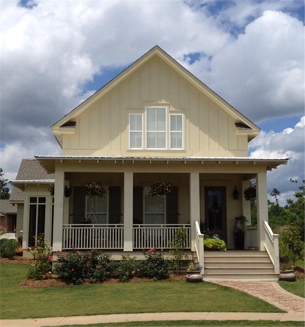 Home Plan Front Elevation of this 3-Bedroom,2185 Sq Ft Plan -142-1096