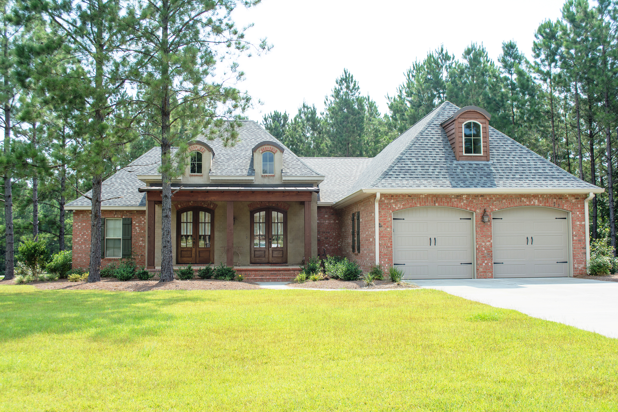 Front Elevation Photo of this European House (#142-1100) at The Plan Collection.