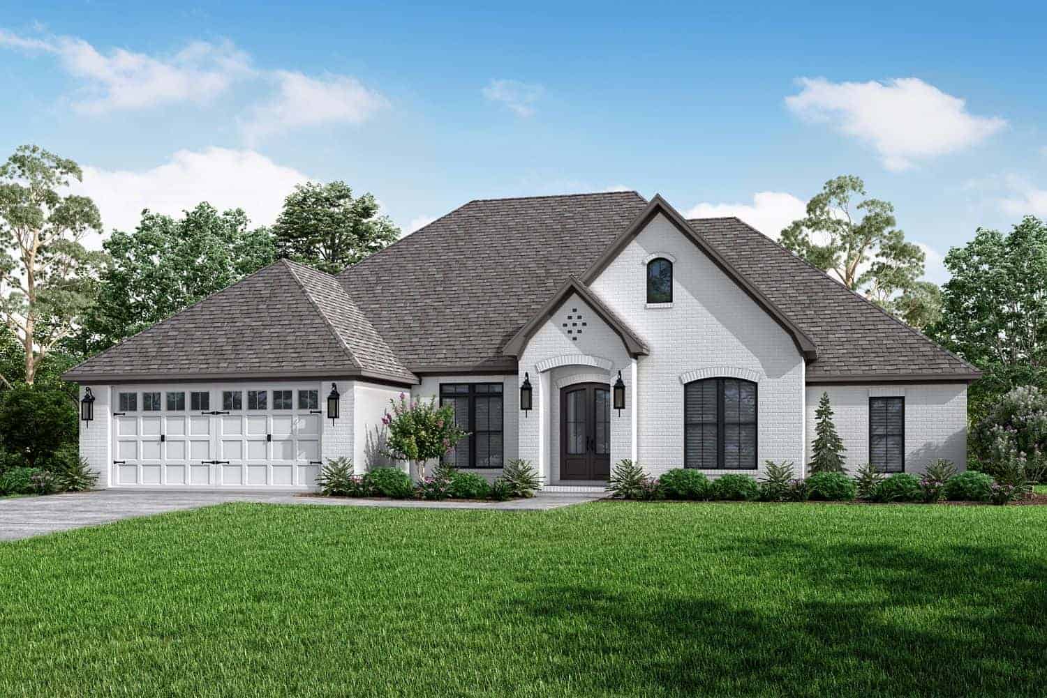 Front View of this 4-Bedroom, 2380 Sq Ft Plan - 142-1142