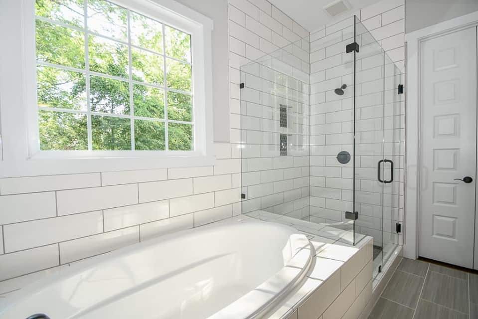 Master Bathroom: Shower of this 3-Bedroom,2469 Sq Ft Plan -142-1166