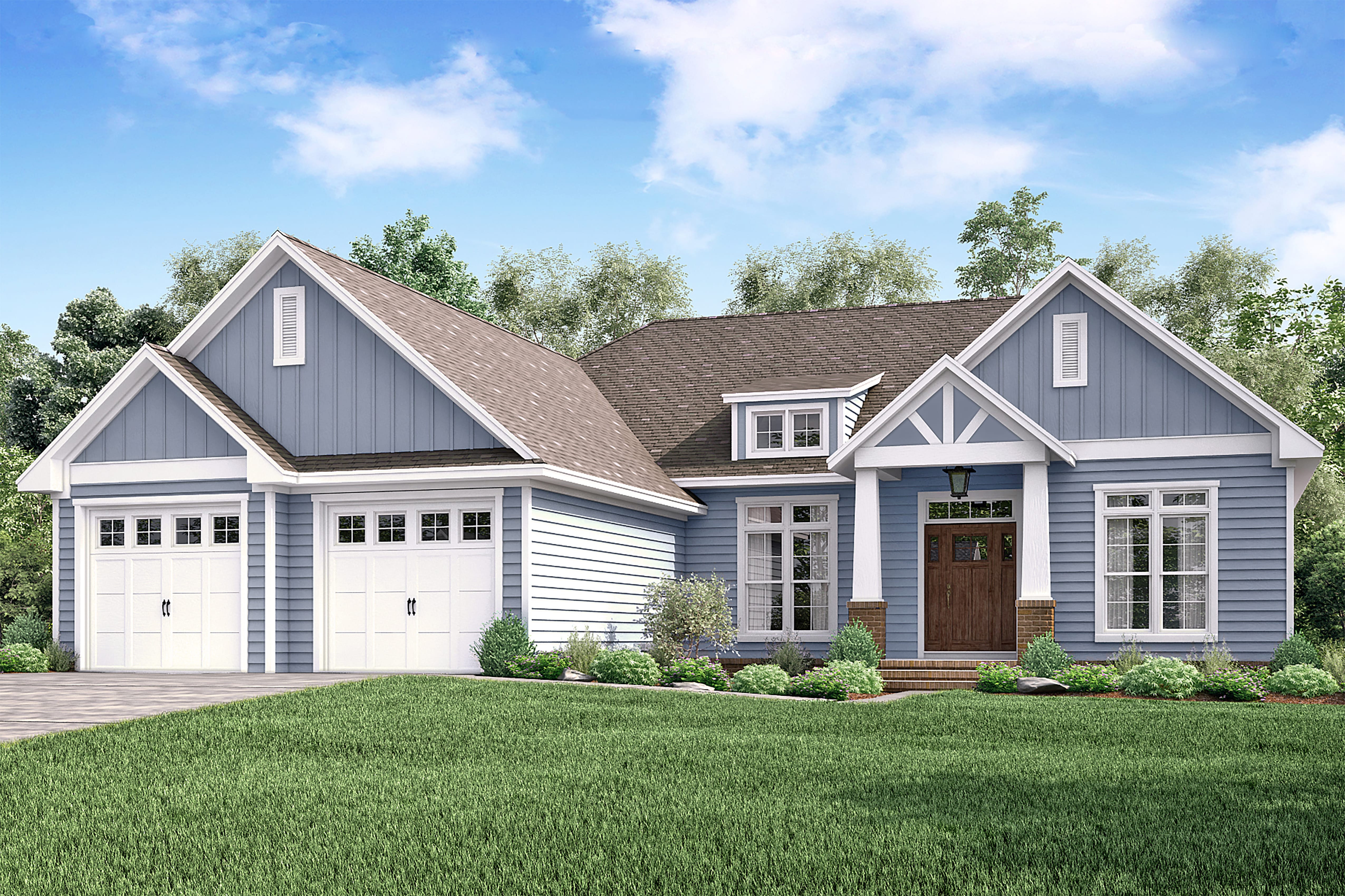 Craftsman home (ThePlanCollection: Plan #142-1179)