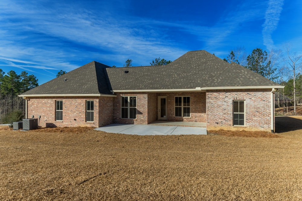 Rear View of this 3-Bedroom,2086 Sq Ft Plan -2086
