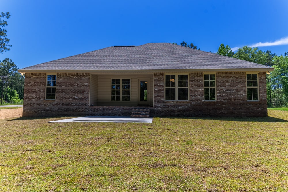 Rear View of this 4-Bedroom,1719 Sq Ft Plan -1719