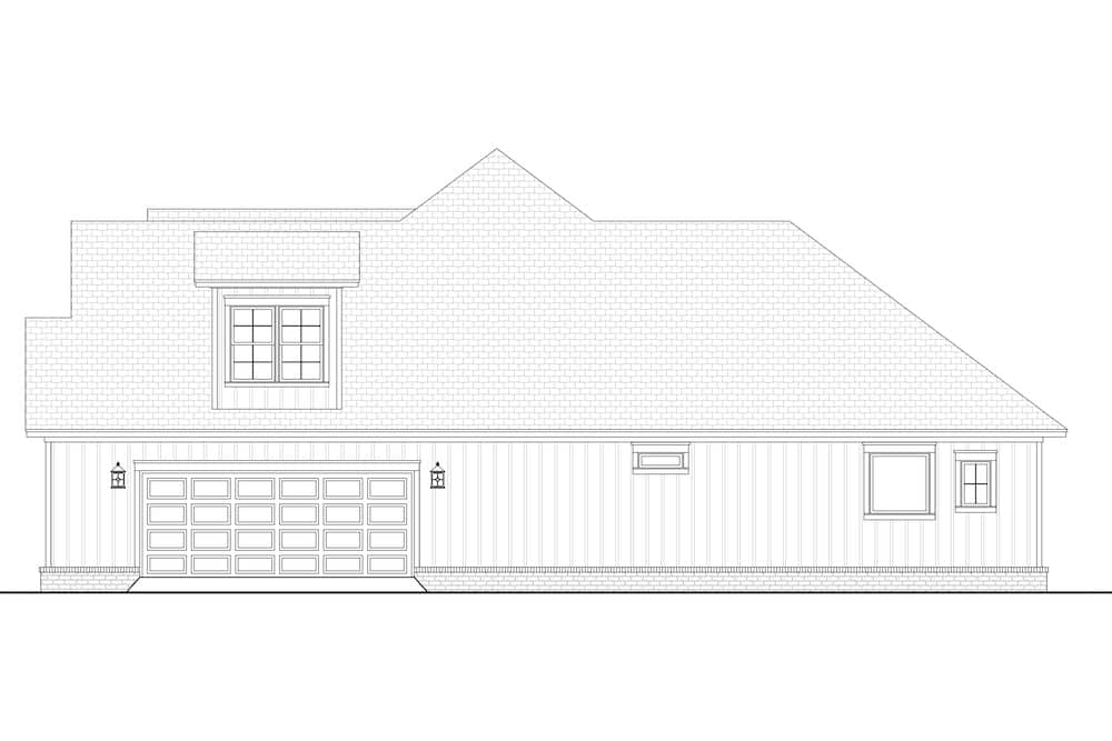 Home Plan Right Elevation of this 3-Bedroom,2358 Sq Ft Plan -142-1213