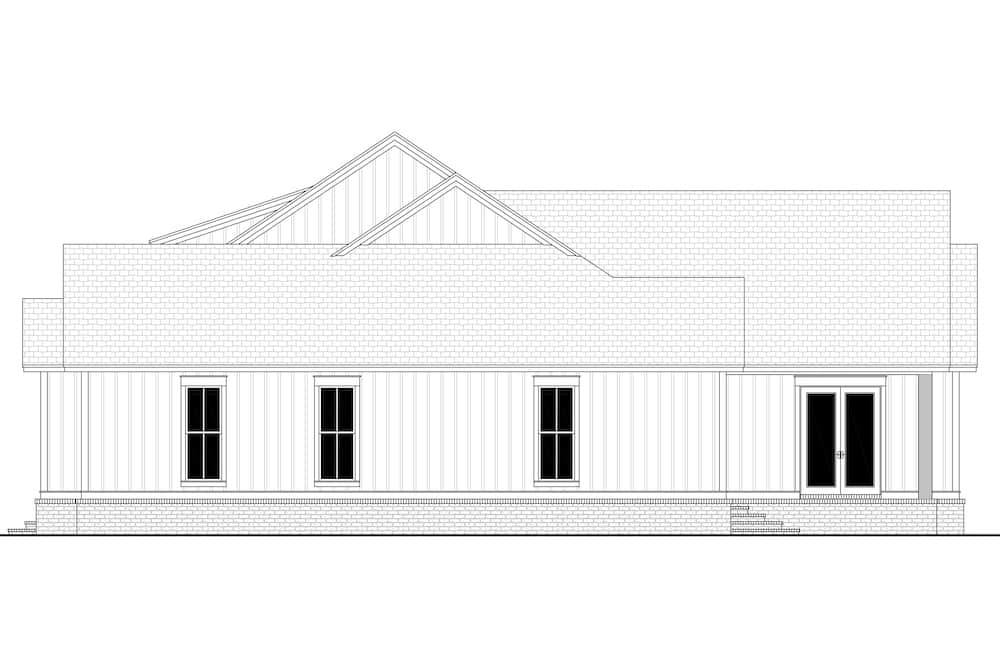 Home Plan Right Elevation of this 4-Bedroom,4998 Sq Ft Plan -142-1216