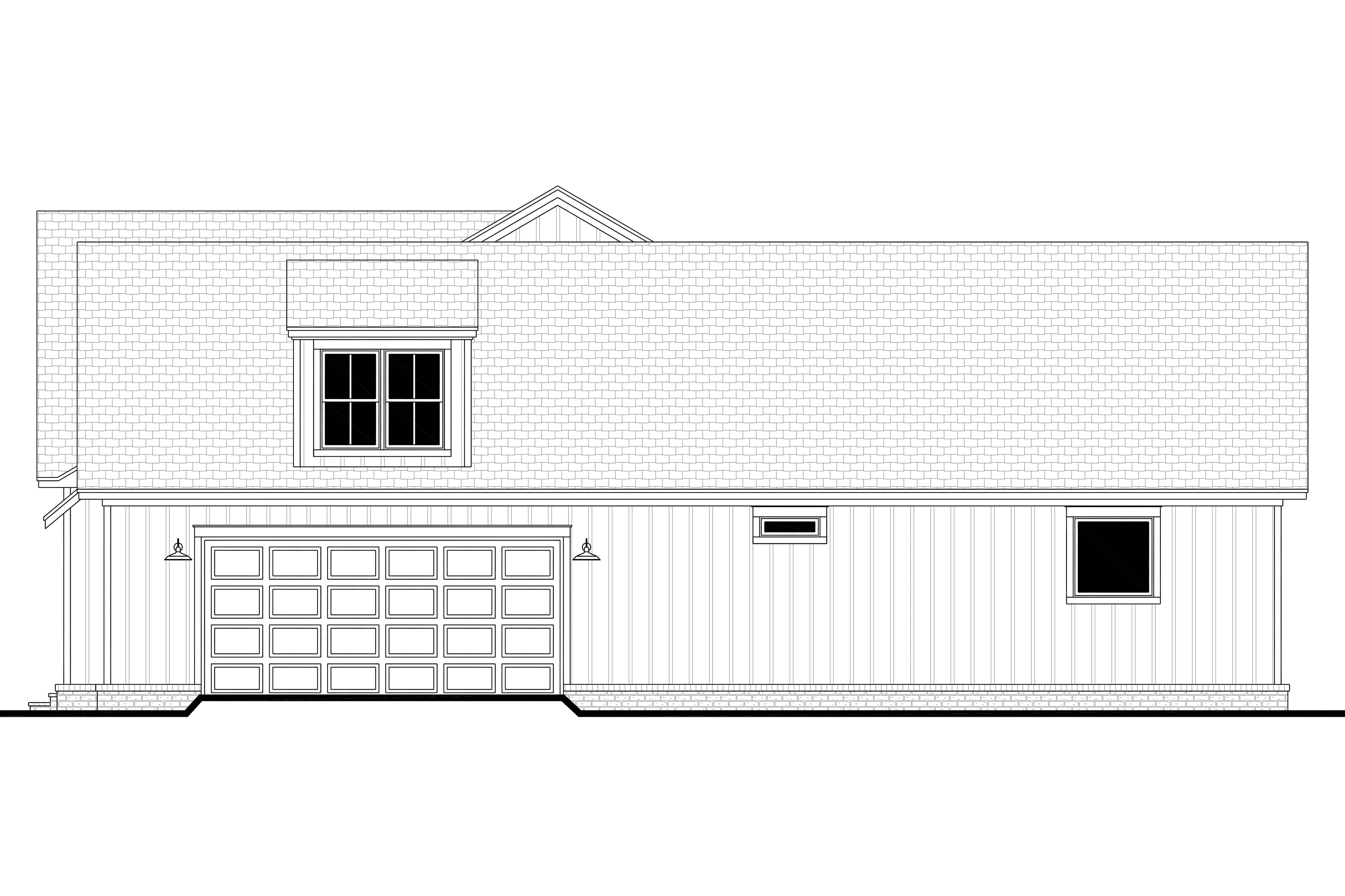 Home Plan Right Elevation of this 4-Bedroom,2832 Sq Ft Plan -142-1218