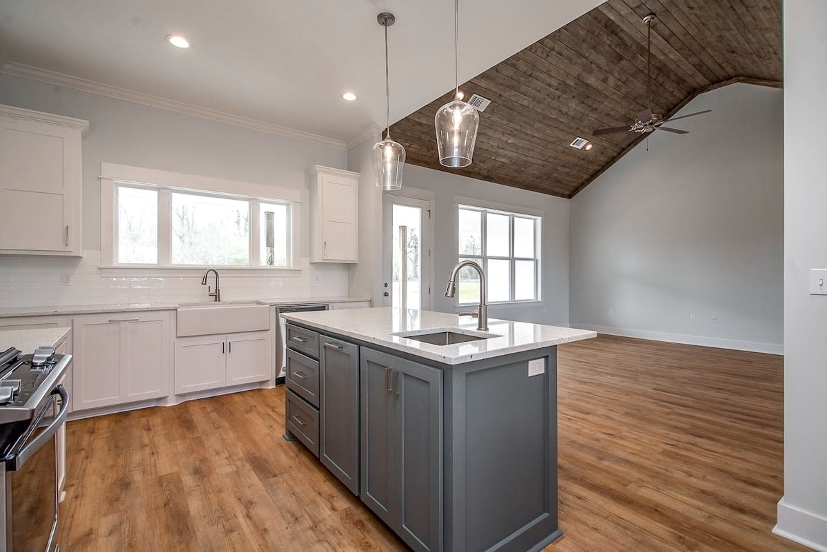 Kitchen: Kitchen Island of this 3-Bedroom,2044 Sq Ft Plan -142-1223
