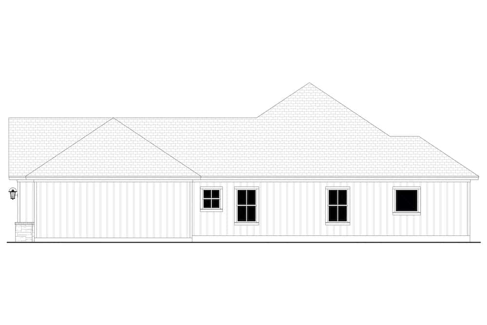 Home Plan Right Elevation of this 3-Bedroom,2230 Sq Ft Plan -142-1225