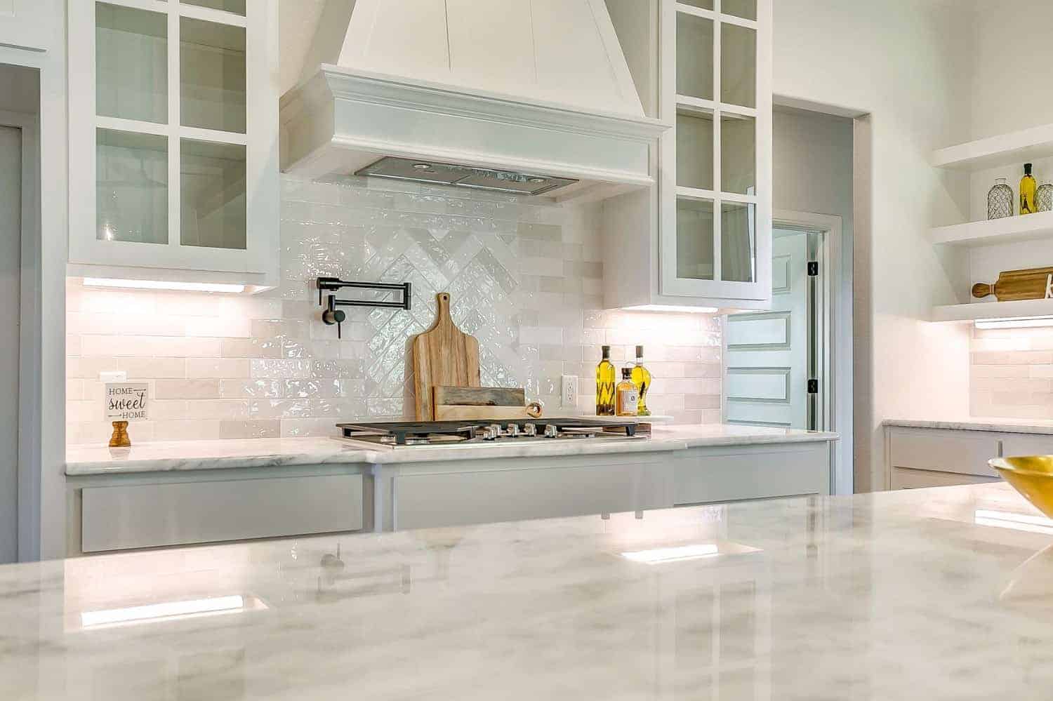 Kitchen and stove of this 4-Bedroom,2390 Sq Ft Plan -142-1231