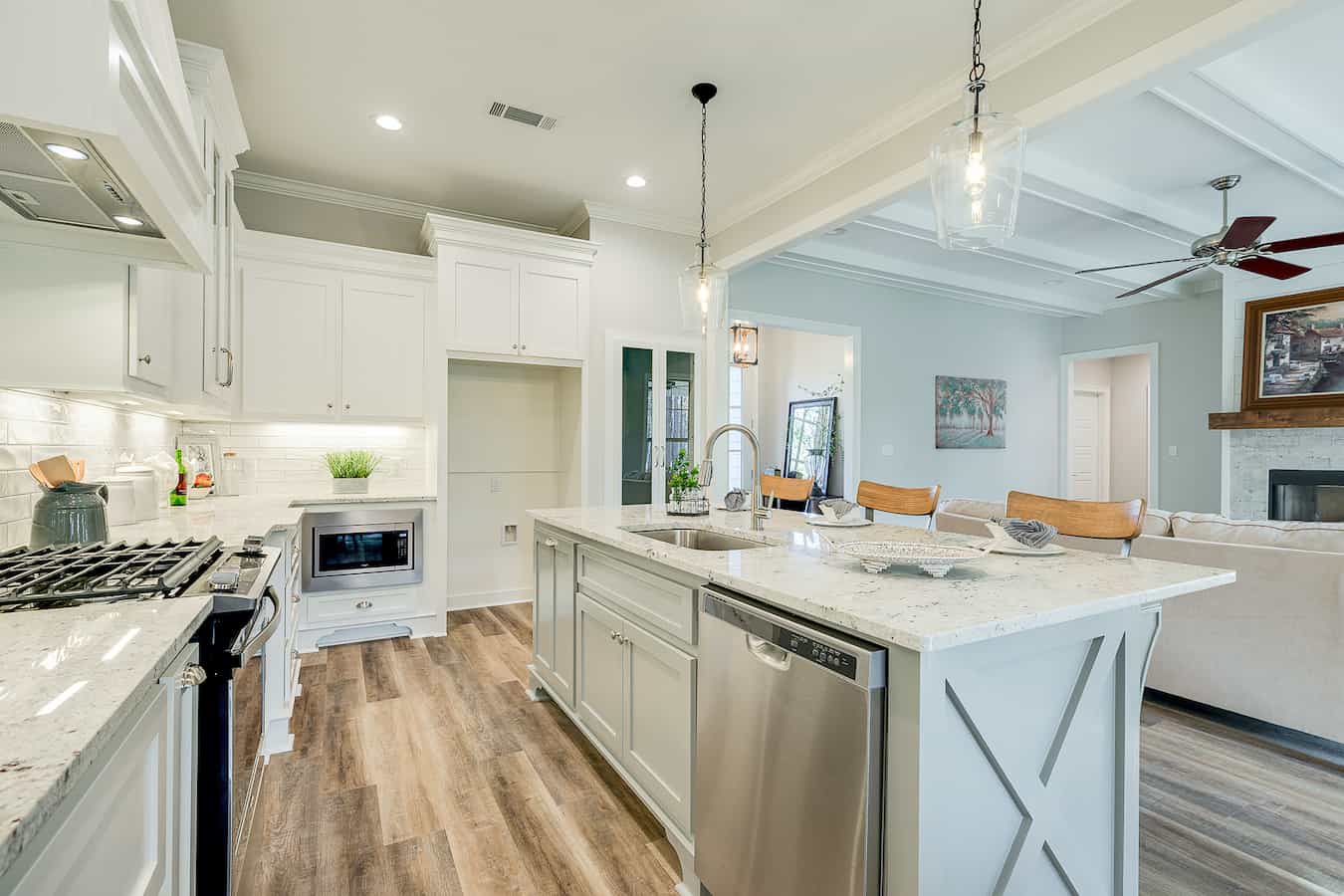 Kitchen: Kitchen Island of this 4-Bedroom,2095 Sq Ft Plan -142-1237