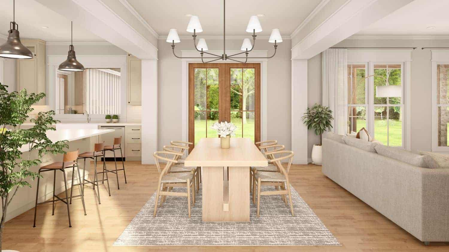 Dining Room of this 3-Bedroom,2589 Sq Ft Plan -142-1238