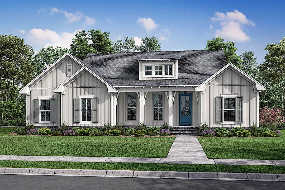 Contemporary home (ThePlanCollection: Plan #142-1240)