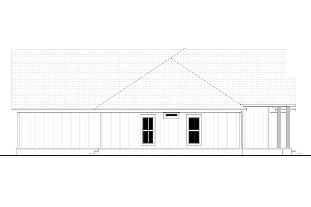 Home Plan Left Elevation of this 3-Bedroom,2249 Sq Ft Plan -142-1246