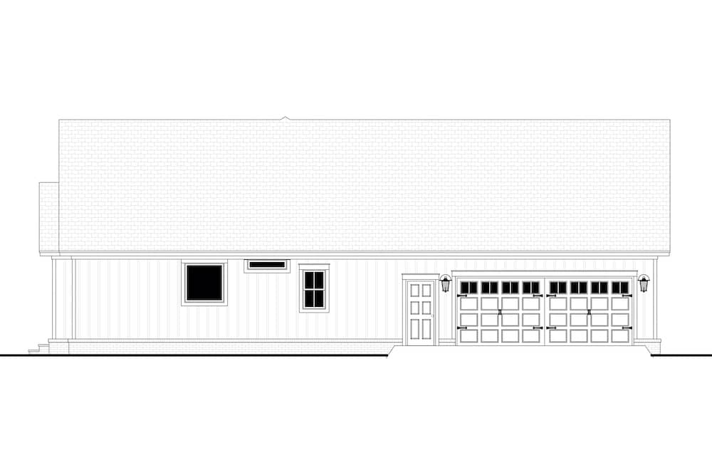 Home Plan Right Elevation of this 3-Bedroom,2249 Sq Ft Plan -142-1246