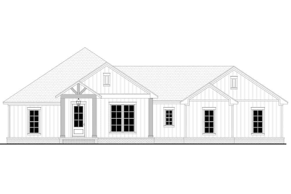 Home Plan Front Elevation of this 3-Bedroom,2339 Sq Ft Plan -142-1247