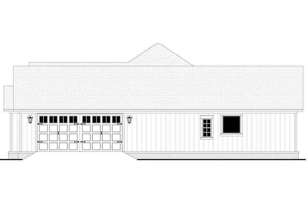 Home Plan Right Elevation of this 3-Bedroom,2339 Sq Ft Plan -142-1247